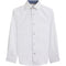White & Navy Stitch Cuff Dress Shirt - Denny's