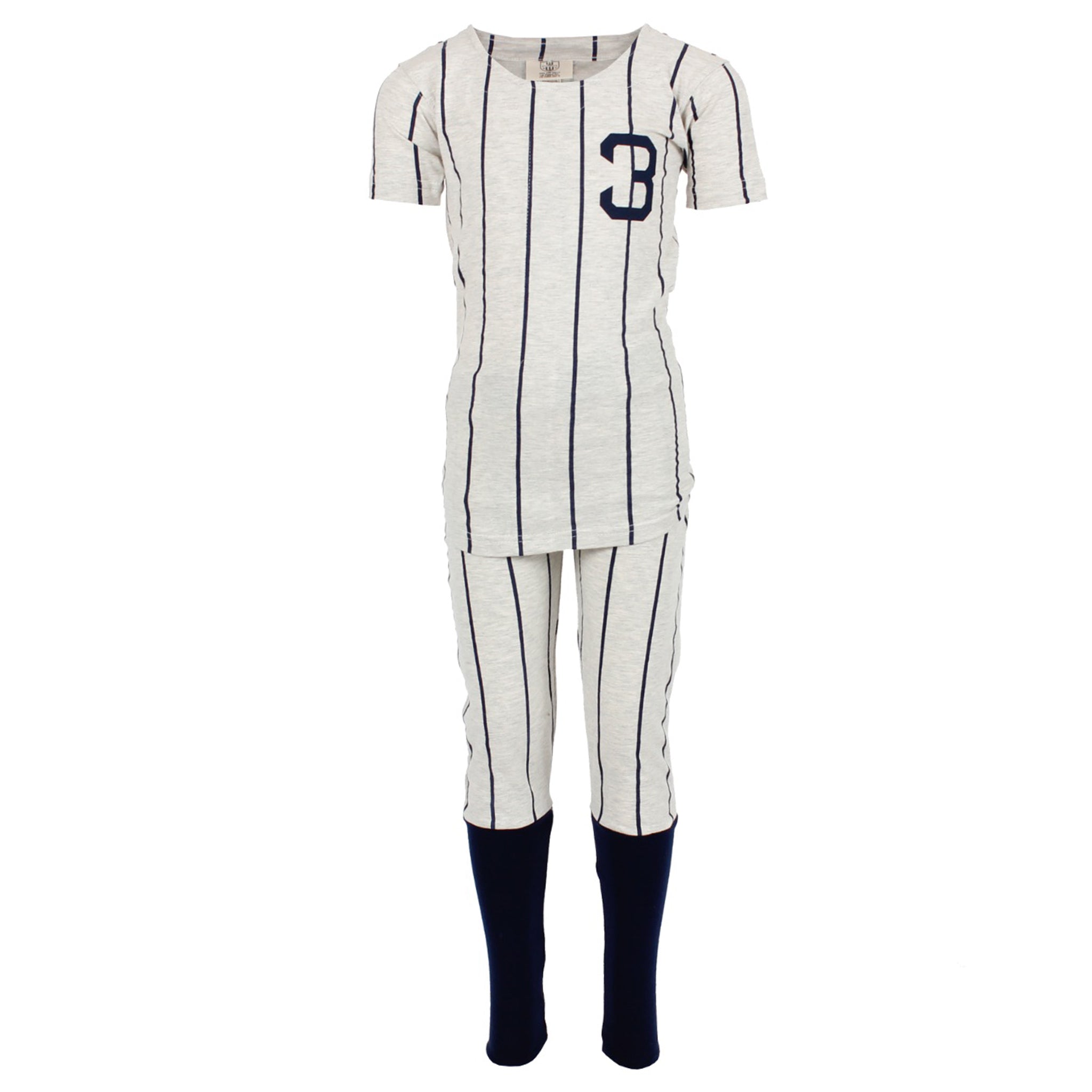 Ruth Two Piece Baseball PJ Set - Denny's