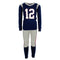Navy & Grey Two Piece Football PJ Set - Denny's