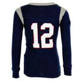 Navy & Grey Two Piece Football PJ Set - Denny's