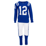 Blue & White Football Two Piece PJ Set - Denny's
