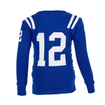 Blue & White Football Two Piece PJ Set - Denny's