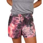 Pink & Black Tie Dye Short - Denny's