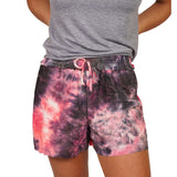 Pink & Black Tie Dye Short - Denny's