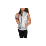 Reversible Silver & Black Star Vest - Denny's