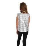 Reversible Silver & Black Star Vest - Denny's