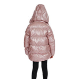 Rose Gold Metallic Puffer Jacket - Denny's
