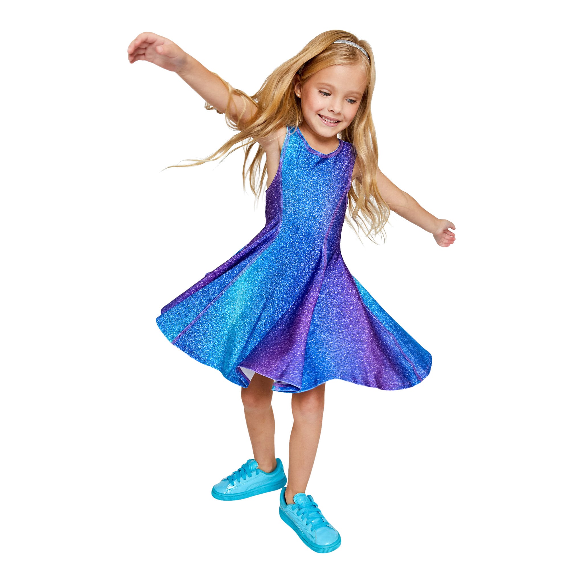 Mermaid Glitter Skater Dress - Denny's