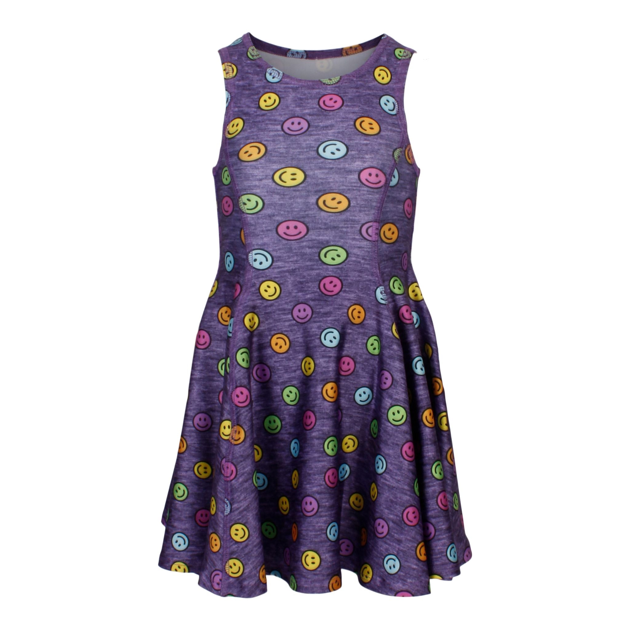 Rainbow Smiley Skater Dress - Denny's