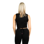 Ribbed Wraparound Tie Tank - Denny's