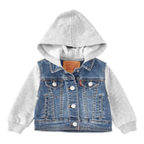 Hooded Denim Trucker Jacket - Denny's