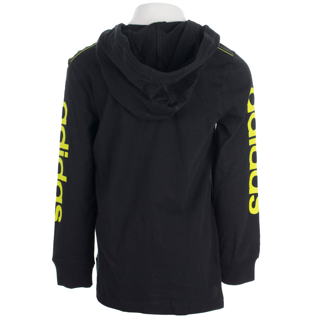 Branded Linear Long Sleeve Hoody - Denny's