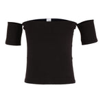 Ribbed Off Shoulder Top - Denny's