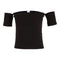 Ribbed Off Shoulder Top - Denny's