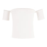 Ribbed Off Shoulder Top - Denny's