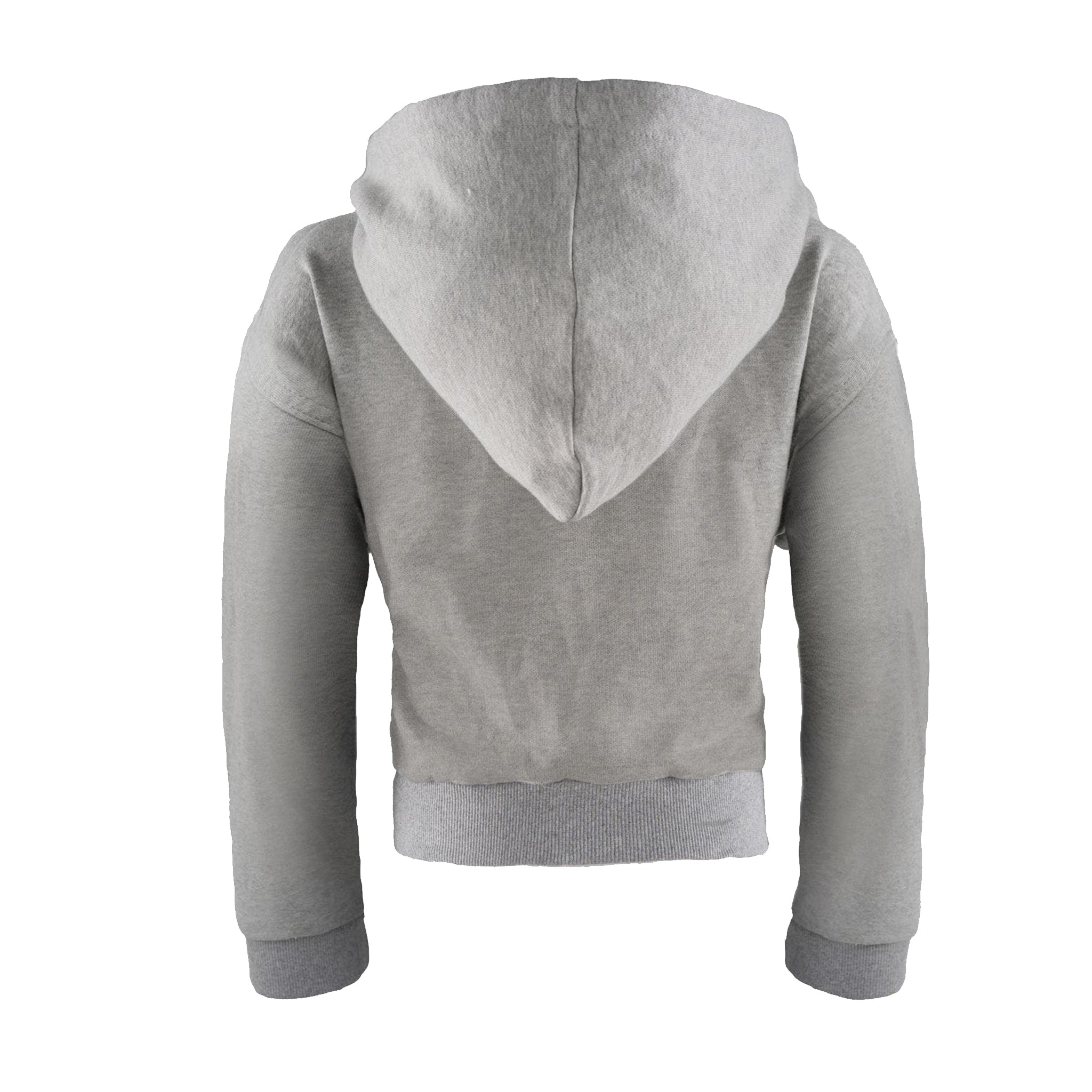Denim Crop Terry Hooded Jacket - Denny's