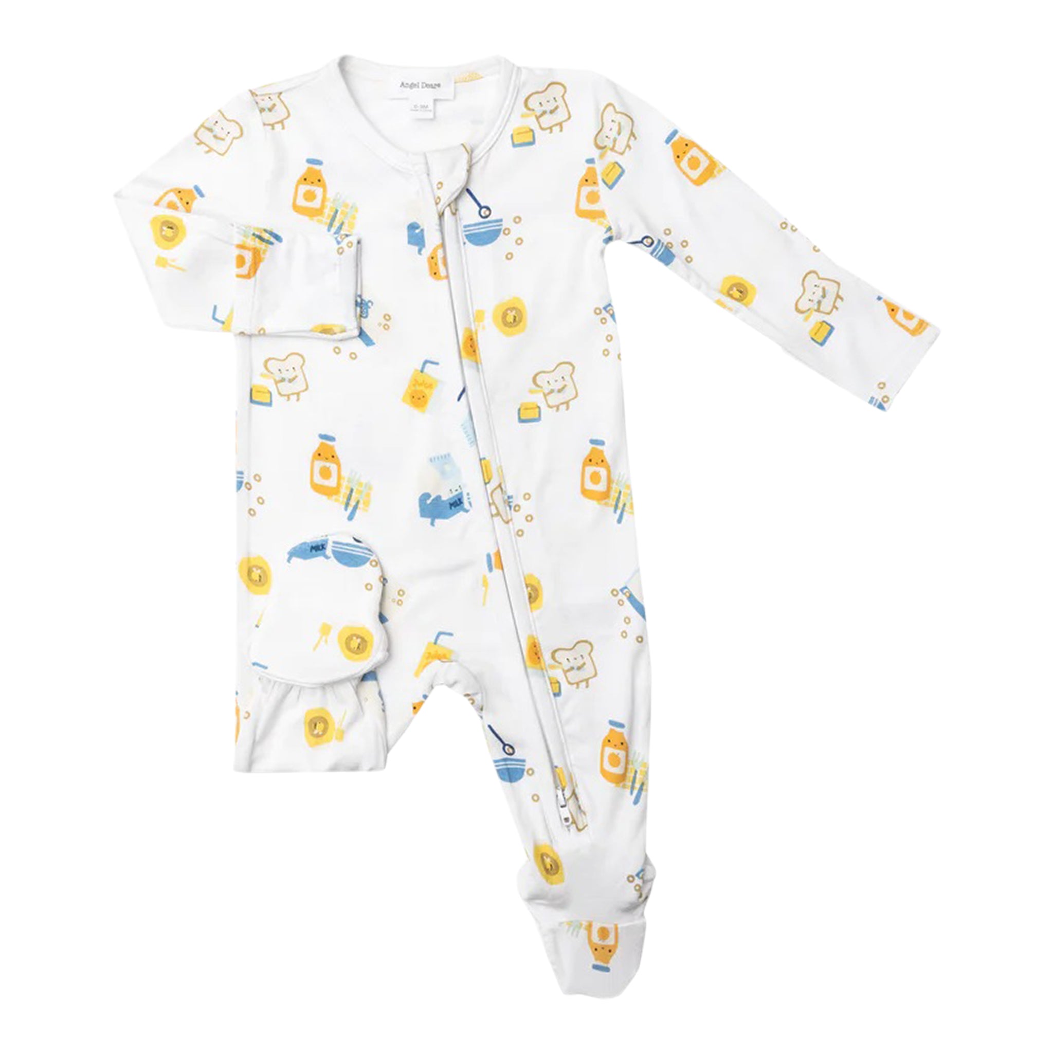 Breakfast Zipper Footie - Denny's