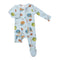 Footballs Thermal Zipper Footie - Denny's