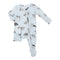 Blue Puppies Zipper Footie - Denny's