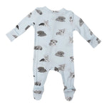 Blue Puppies Zipper Footie - Denny's