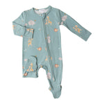 Safari Family Zipper Footie - Denny's
