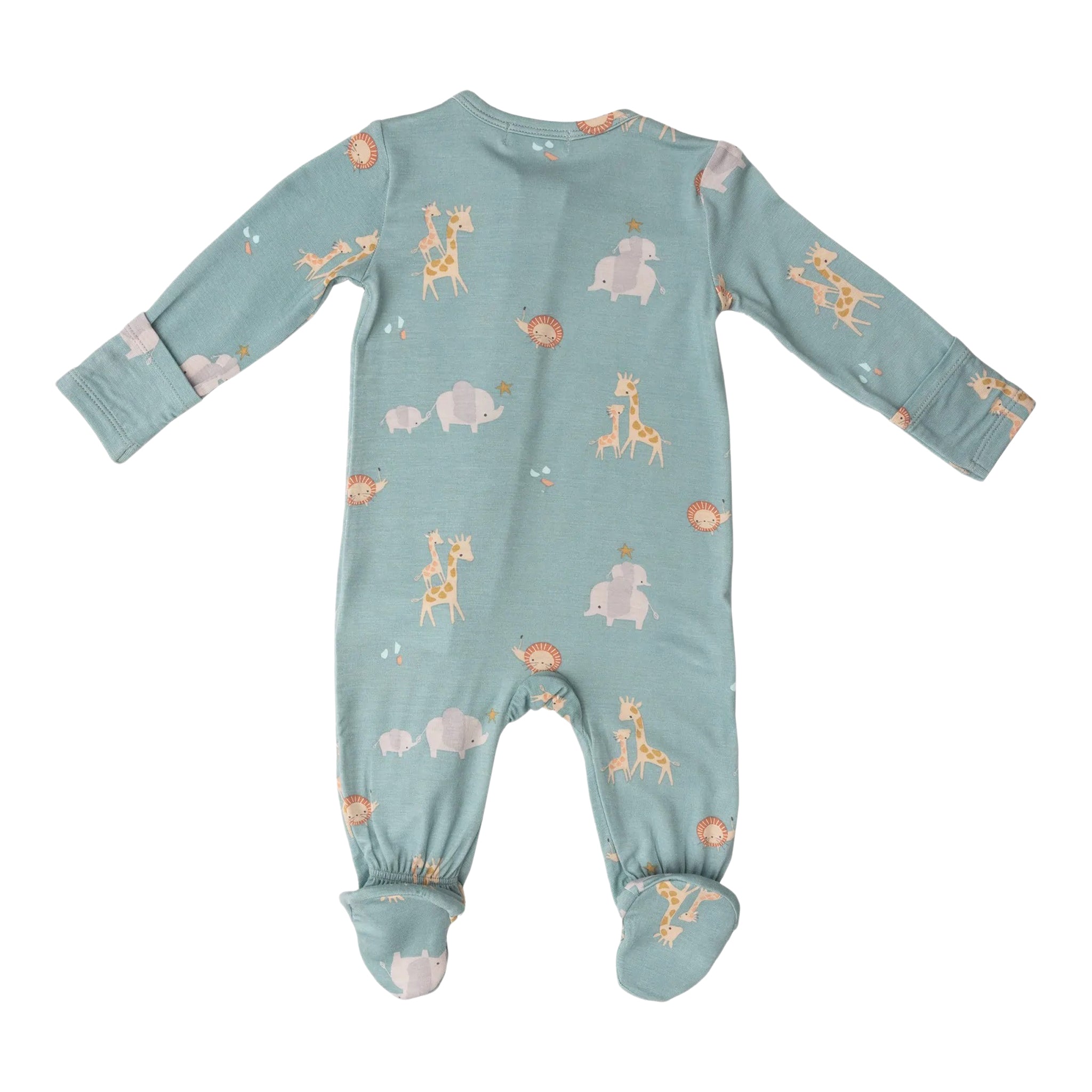 Safari Family Zipper Footie - Denny's
