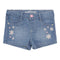 Denim Short with Daisy/Heart Embroidery - Denny's