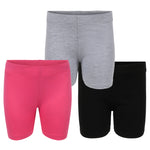 3pk Solid Bike Shorts - Denny's