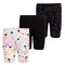 3pk Bike Shorts with Stars - Denny's