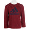 Adidas Logo Heather Long Sleeve Tee - Denny's
