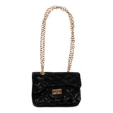 Quilted Gold Chain Purse Crossbody - Denny's