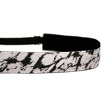 Blk/Wht Marble Headband - Denny's