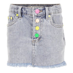 Skirt with Rainbow Button - Denny's