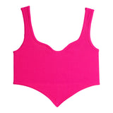 Rib Seamless V Front Hanki Tank - Denny's