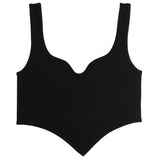 Rib Seamless V Front Hanki Tank - Denny's
