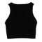High Neck Crop Tank - Denny's