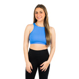 High Neck Crop Tank - Denny's