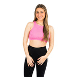 High Neck Crop Tank - Denny's