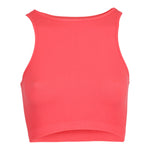 High Neck Crop Tank - Denny's