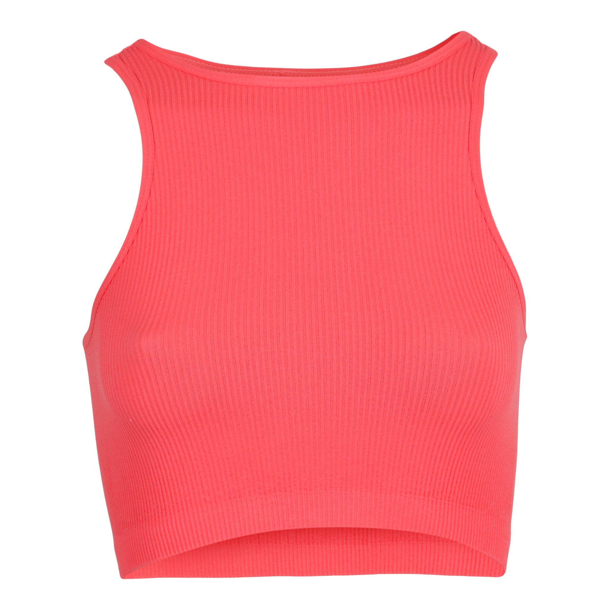 High Neck Crop Tank - Denny's