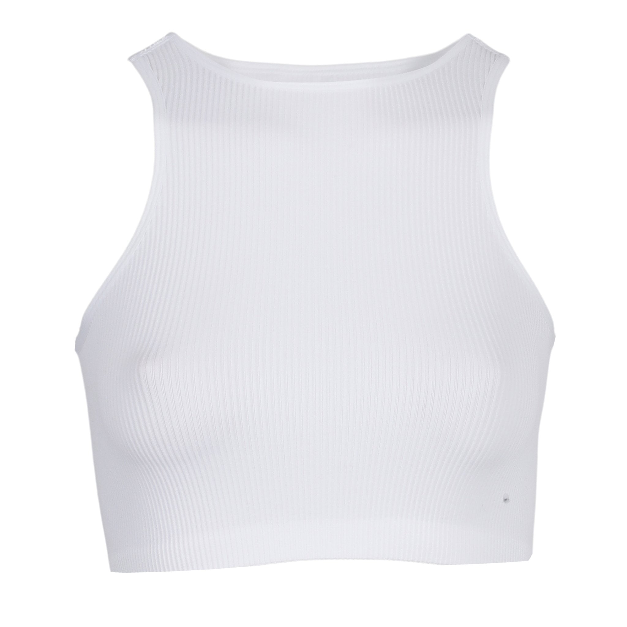 High Neck Crop Tank - Denny's