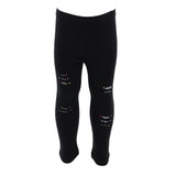 Legging Ripped Black Heather Grey - Denny's