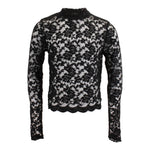 Long Sleeve Lace Top - Denny's