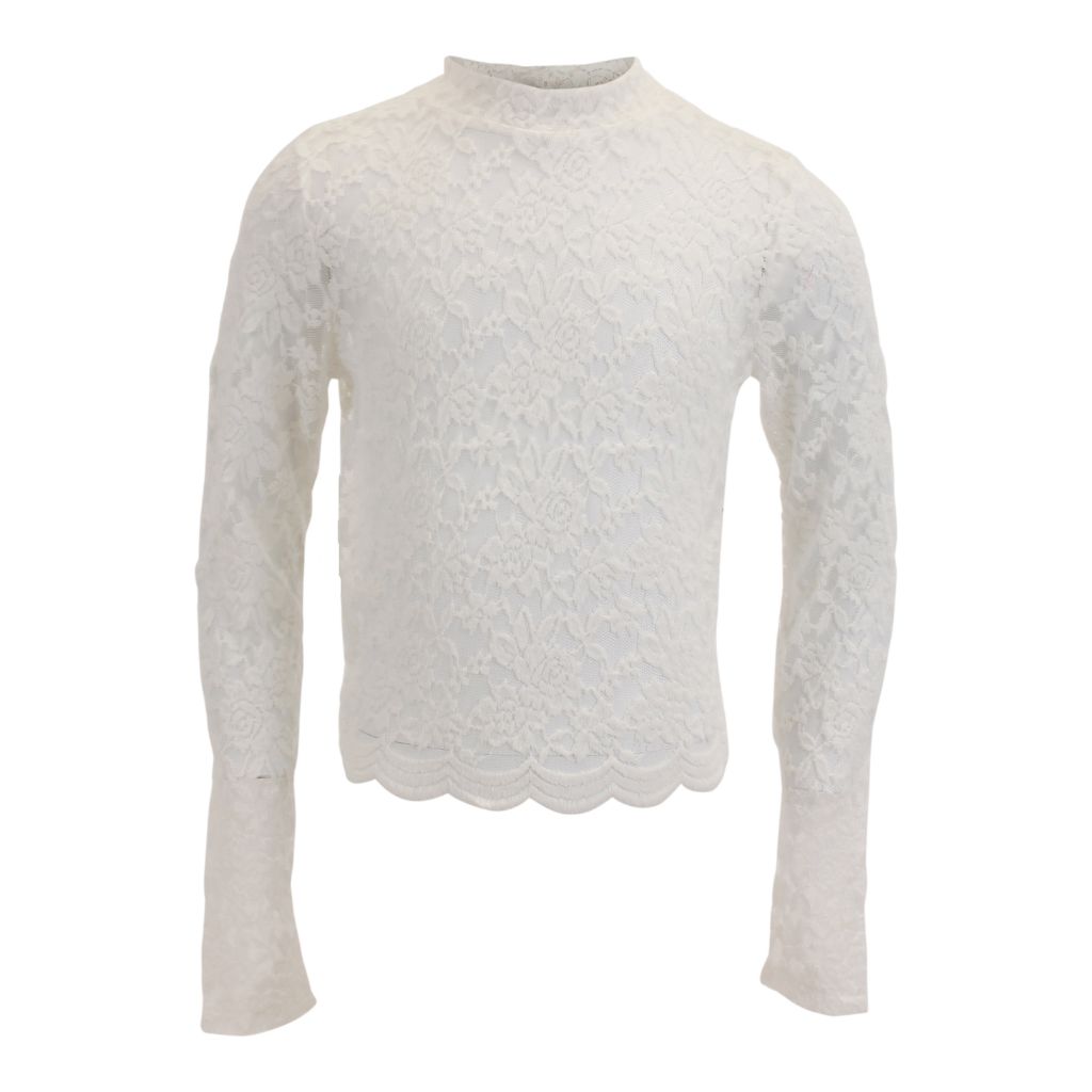 Long Sleeve Lace Top - Denny's