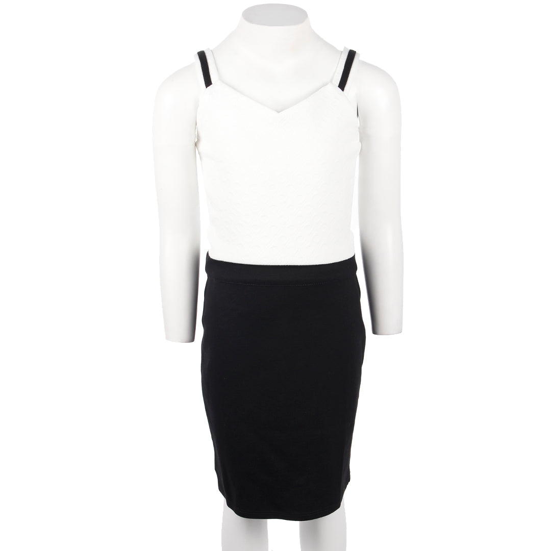 Ava Dress Ivory Combo - Denny's