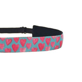 Turquise Hearts Headbands - Denny's