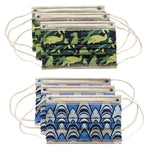 Camo Dragons and Sharks 6pk Disposable Masks - Denny's