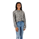 Leopard Crop Sweatshirt - Denny's