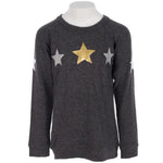 Hacci Top with Glitter Stars - Denny's