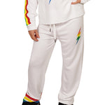 Stripe &  Ombre Bolt Sweatpant - Denny's
